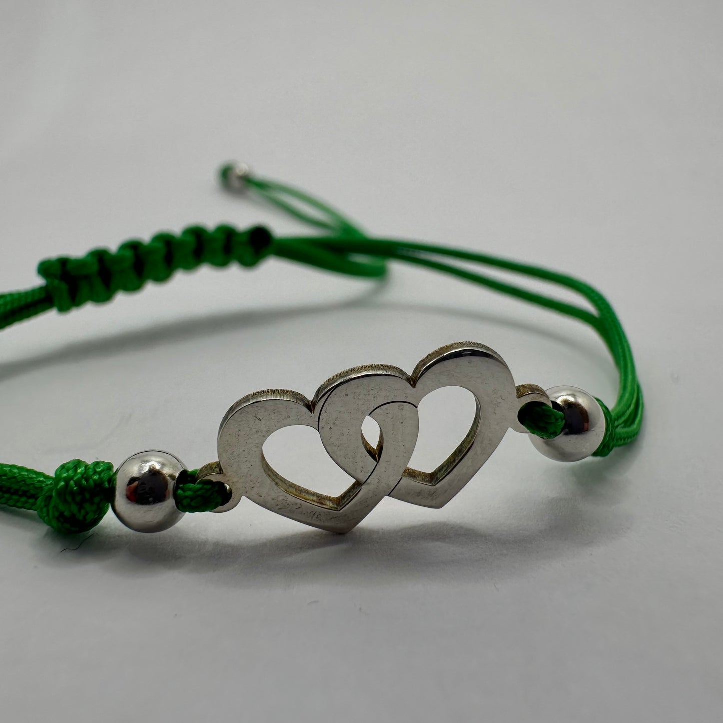 Bracciale Capasso  "2 CUORI" Personalizzabile in Argento