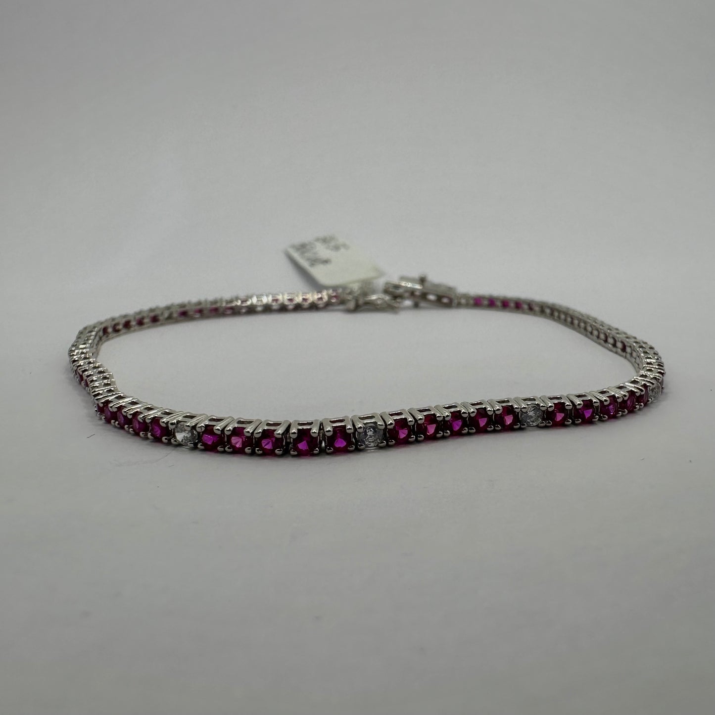 Bracciale Tennis Argento Con Zirconi