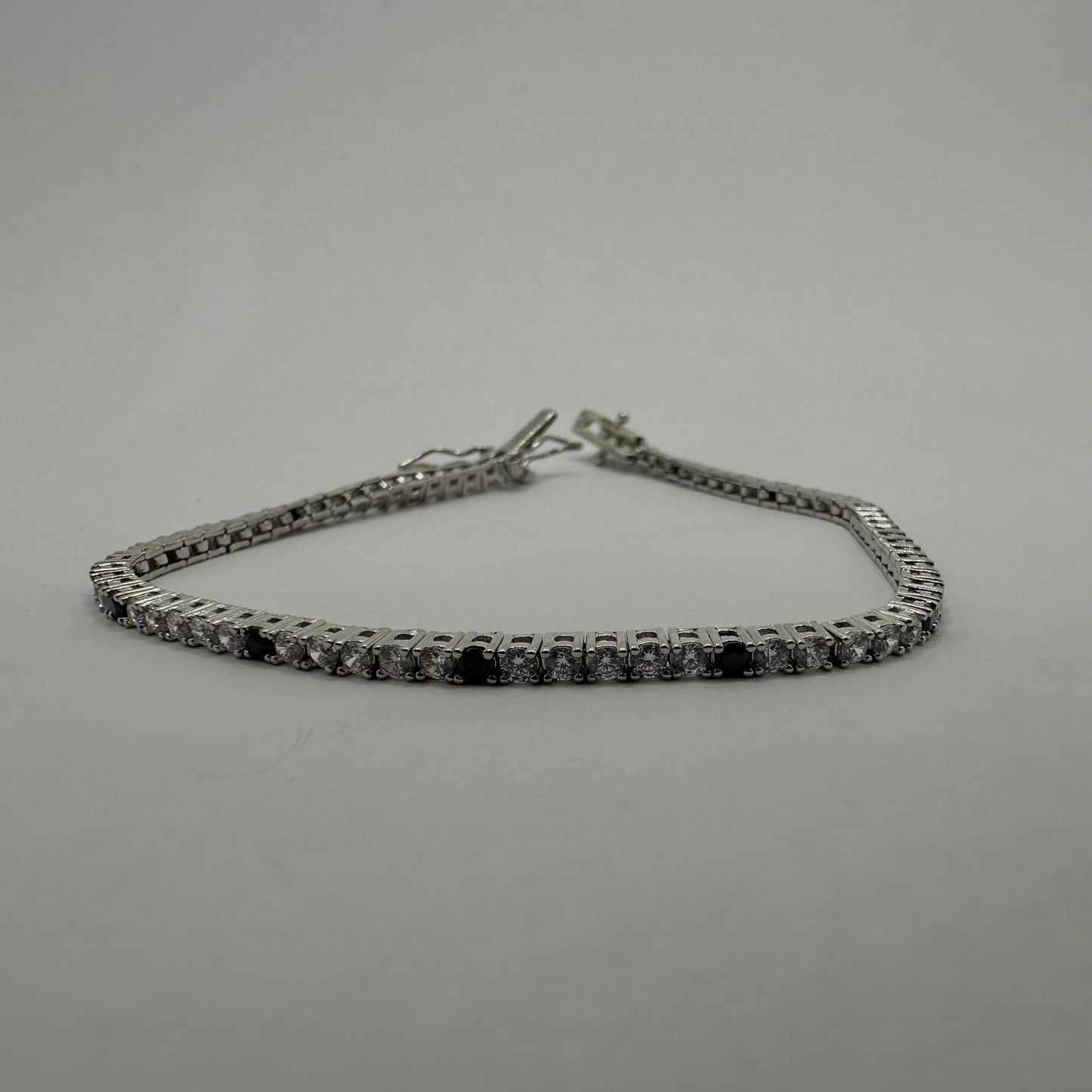 Bracciale Tennis Argento Con Zirconi