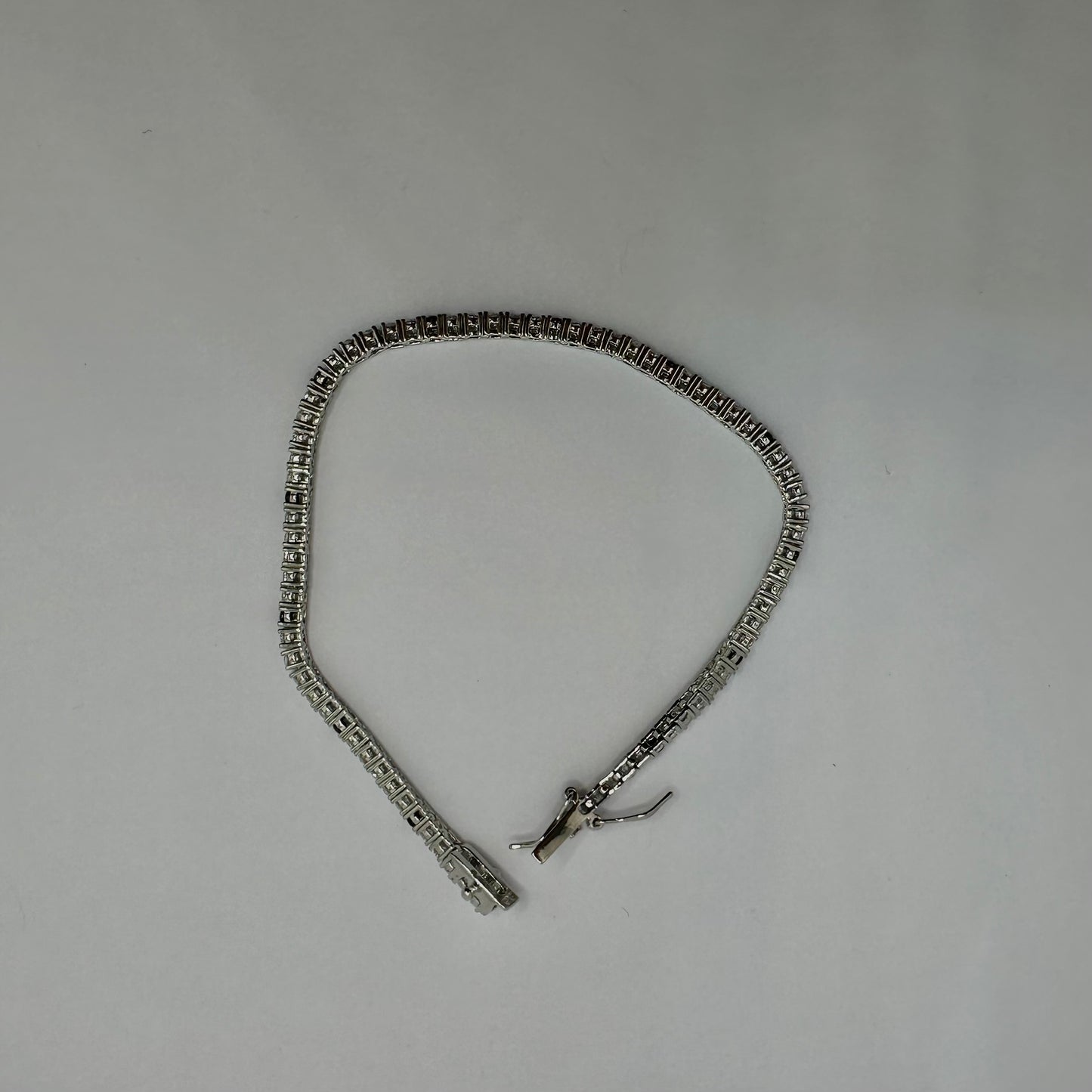 Bracciale Tennis Argento Con Zirconi